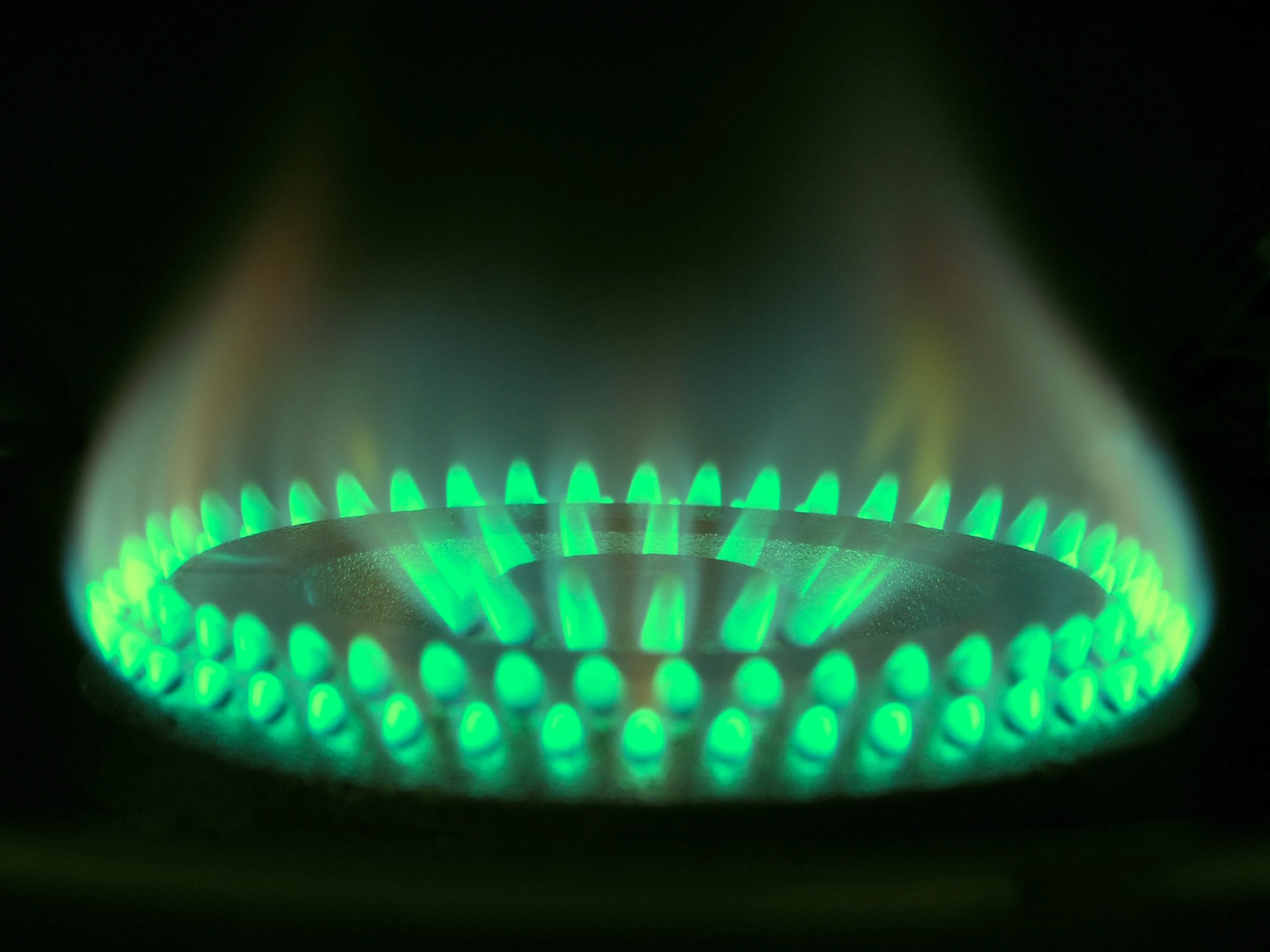 biogas flame